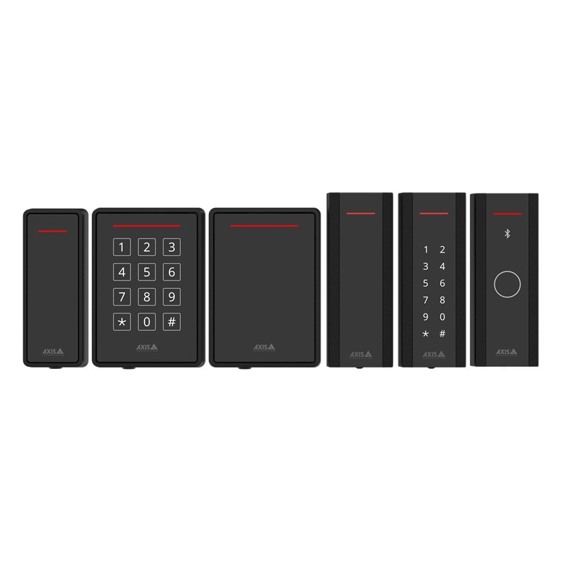 Axis card and keypad readers